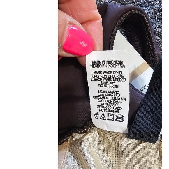 Maxine of Hollywood One Piece Swimsuit Instant Minimizer NWT, Sz 12 - Picture 5 of 10